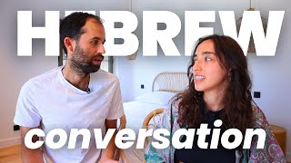 Intermediate HEBREW conversation about PREGNANCY and BIRTH in Israel