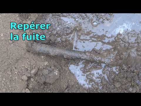 Comment réparer une fuite d'eau sur du PE ? (2 cas)