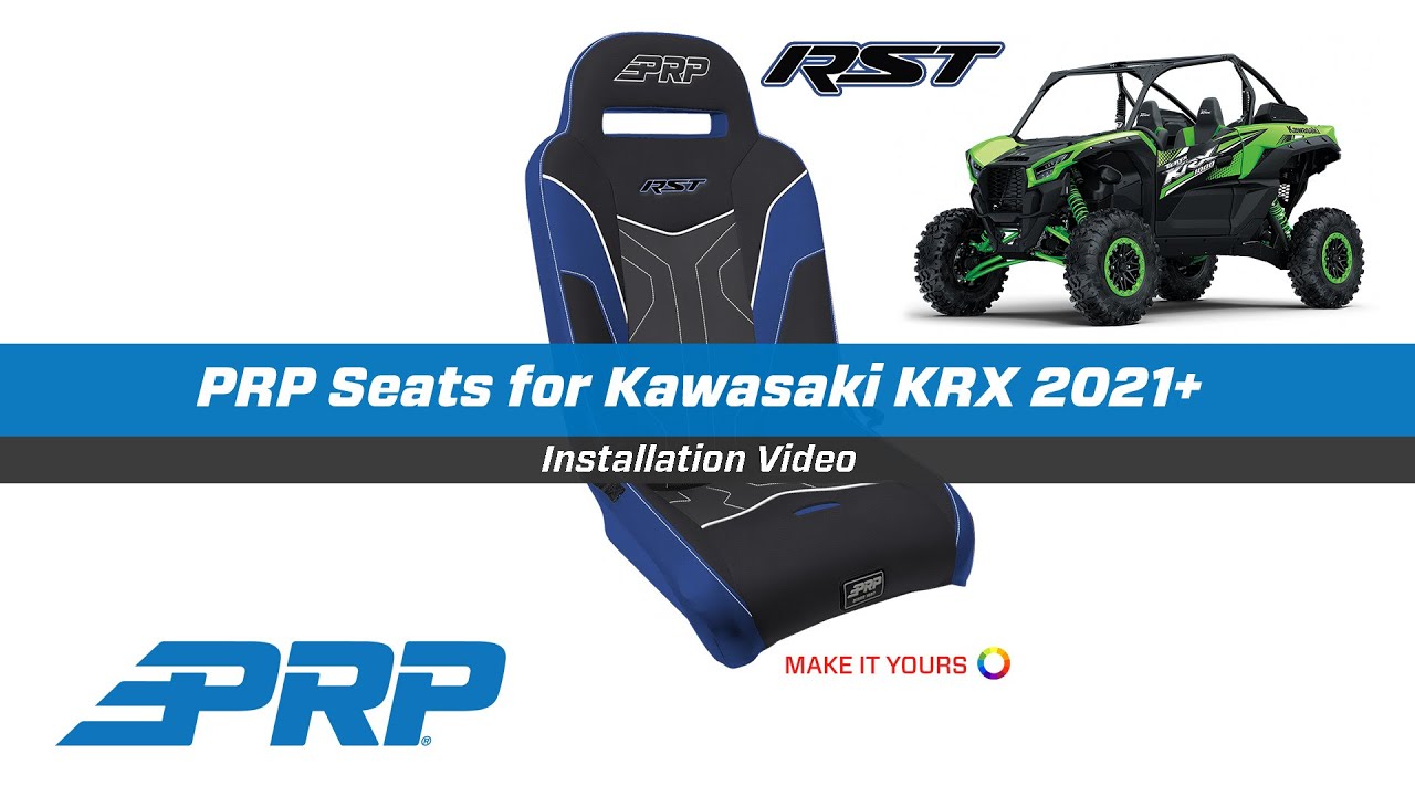 2021+ Kawasaki KRX PRP Seat Install YouTube