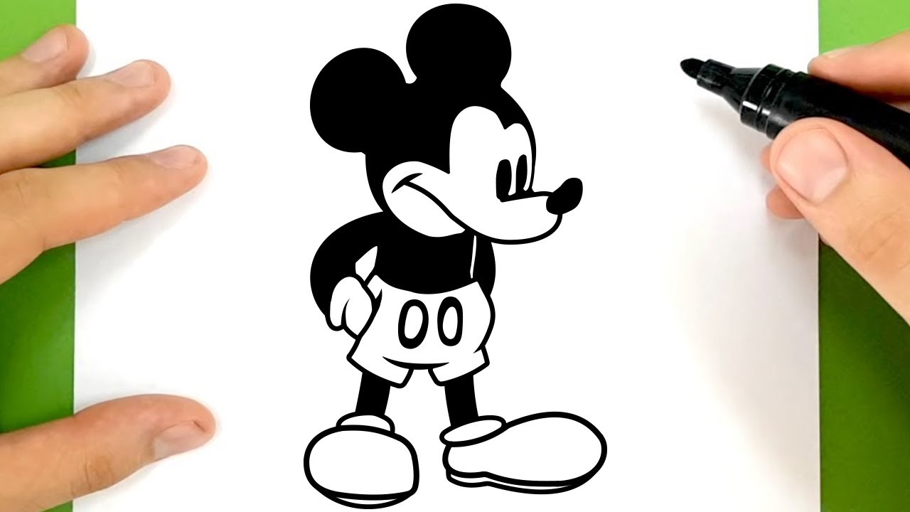 Как нарисовать микки мауса из fnf