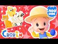 Peek-a-Boo! Learn Animals with Songs 😜😻 Educational videos with Cuquin