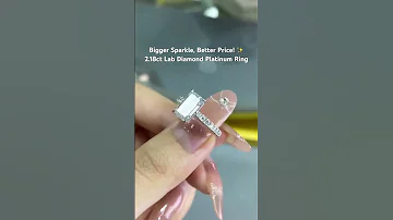 Bigger Sparkle Better Price 2 18ct Lab Diamond Platinum Ring Full Review 2025 Diamond 