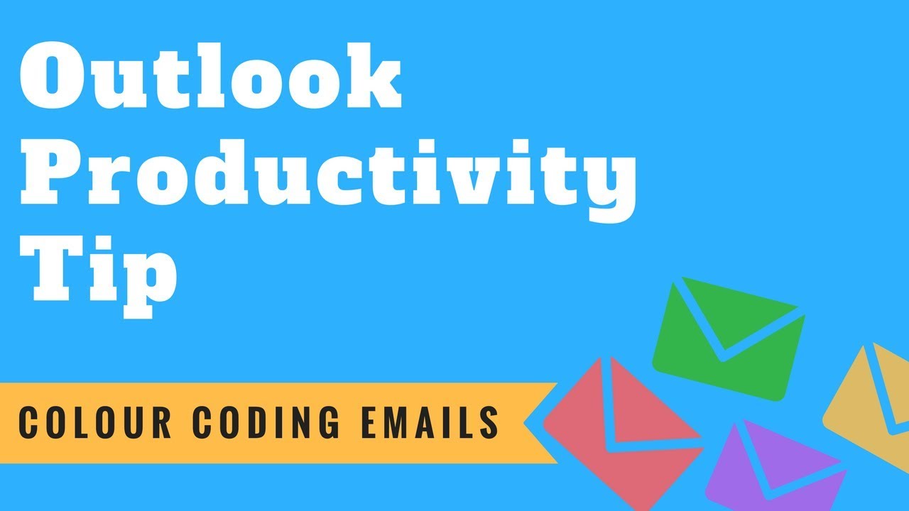 Outlook Productivity Tip Colour Coding Emails YouTube