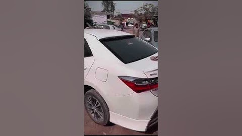 Toyota Corolla Spoiler Installed #autostorepk  #car #automobile #corolla #toyota #spoiler #bodykit