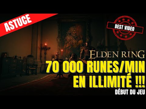 Elden Ring - 70.000 Runes Par Minute En Illimité !!! - Début Du Jeu - Astuce Xp