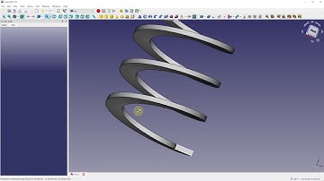 FreeCAD Beginner - #3 Flat spring - Drawing tutorial not only for 3D print