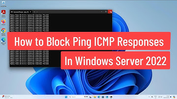 How to Block Ping ICMP Responses In Windows Server 2022