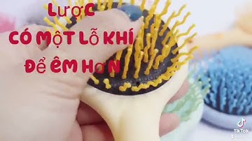 Lược Gương pilu Có Gương Phía Sau Cầm Tay Có Một Lỗ Khí Để Chải Tóc Êm Hơn   Shopee Việt Nam