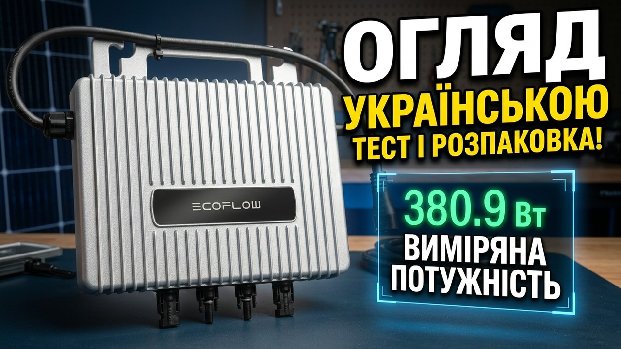 Огляд мікроінвертора Ecoflow Stream 2: Чи варто купувати?