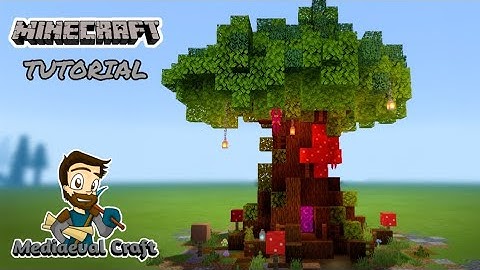 Minecraft tree Nether Portal tutorial [Nether Portal design]