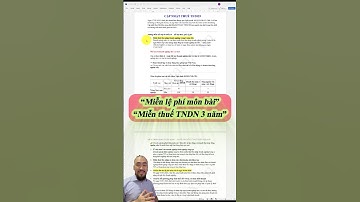 “Tin NÓNG – Từ 2026 Miễn lệ phí môn bài”, Miễn thuế TNDN 3 năm #Thue2026 #KeToanThucChien #sonketoan