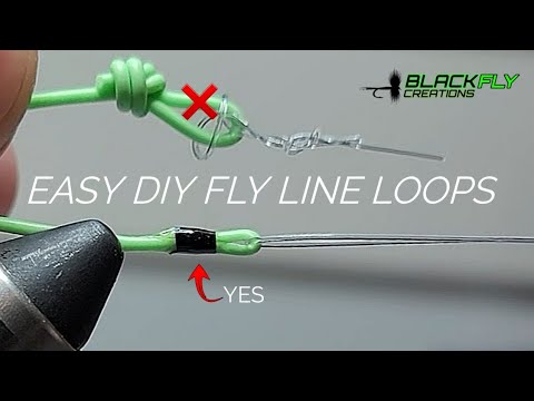 How To Make A Strong Micro Fly Line Loop! Easy Diy Fly Fishing