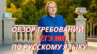 Обзор новых требований ЕГЭ 2021 по русскому языку