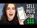 How To Sell Puts On Robinhood For Monthly Income | Options For Beginners