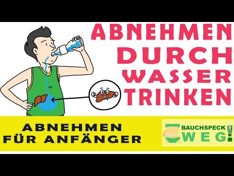 ABNEHMEN durch WASSER TRINKEN! Wasser Diät für Anfänger!