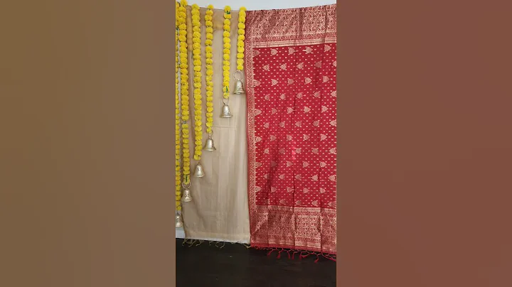 DIY backdrop decoration ideas for festivals at home 🏡.