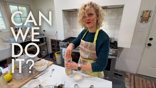 THANKSGIVING PREP IN OUR UNFINISHED KITCHEN!