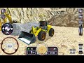 Wheel Loader Dumping Stones into Haul Truck - Construction Material Transporter - Android Gameplay