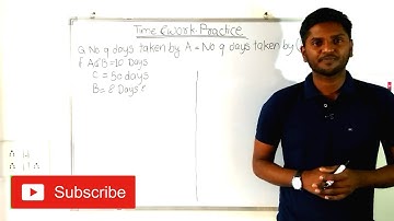 Time and Work Part:  9 | Easy Aptitude | Practice Time & Work Example Solved | By- Jayesh Bhaware