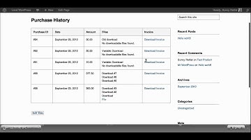 PDF Invoice Add-on Demo