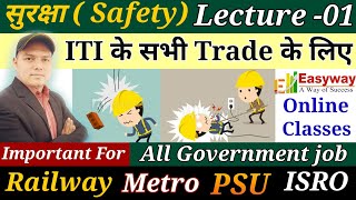Safety (सुरक्षा)// Lecture -01 // ITI All Trade// Important For ITI Exam// #Railway #Metro #PSU #ITI