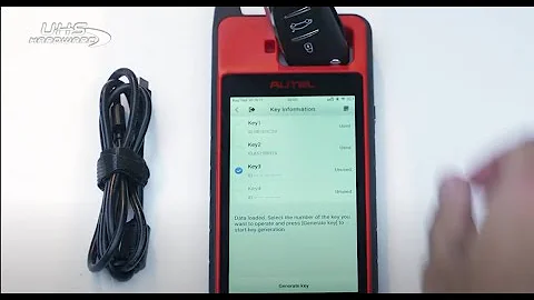 How to perform Immobilizer Data Processing with Autel Km100 Universal Key Generator and Programmer