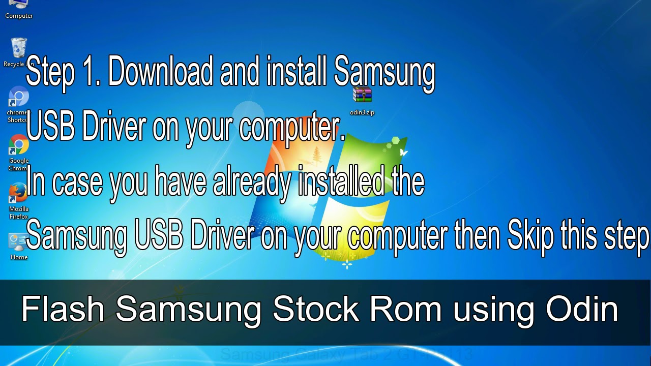 How to Samsung Galaxy Tab 2 GT P5113 Firmware Update (Fix ROM) - YouTube