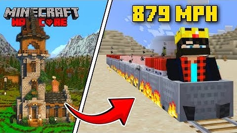How I Build the Fastest Hypertube in Minecraft Hardcore 1.21