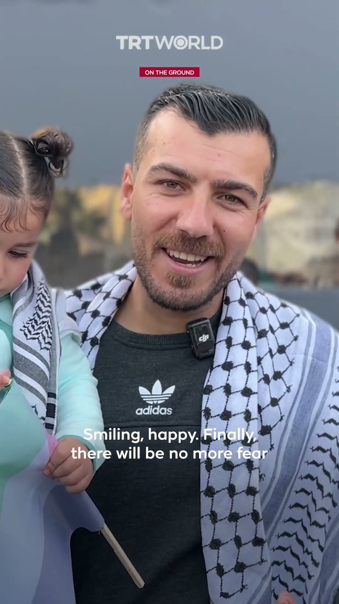 Palestinians share the joy of returning after the start of ceasefire