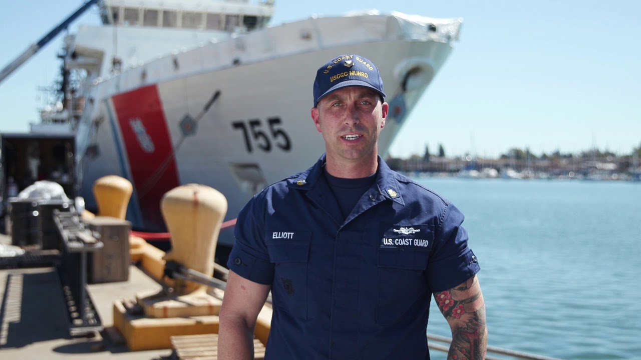 U.S. Coast Guard Cutter Munro | 2019 Annual Salute to the Coast Guard - YouTube