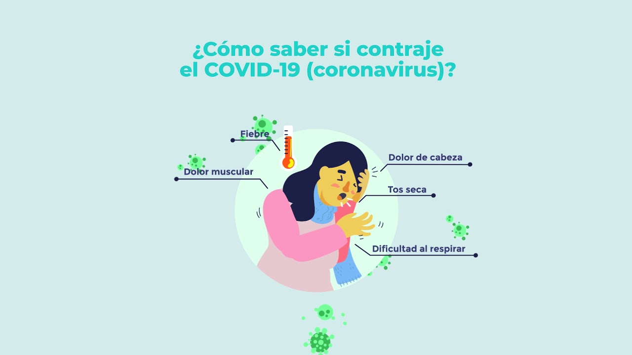 Cómo saber si contraje el COVID-19 (#Coronavirus)? 