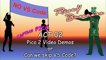 RP2350 Video Demo - NO VS Code! Risc-y 02