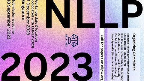 NLLP Workshop @ EMNLP 2023