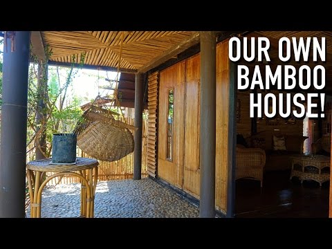WE HAVE AN ENTIRE BAMBOO HOUSE TO OURSELVES! | Puerto Princesa, Philippines