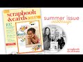 Scrapbook &amp; Cards Today SUMMER ISSUE Walkthrough