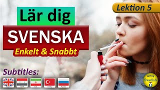 Vardagliga samtal #5 / ( Röker ni? ) det viktigaste sättet att #lära sig #svenska