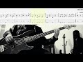 The Temptations - My Girl (bass cover with tabs and notations)