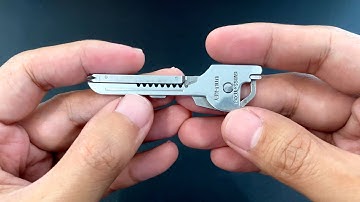 Swiss+Tech Utili-Key 6-in-1 Keychain Tool Overview