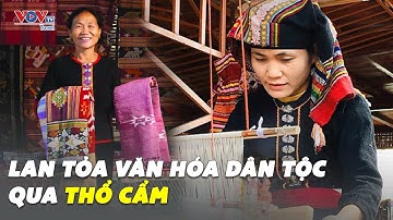 Lan tỏa văn hóa dân tộc qua thổ cẩm | Hợp tác xã dệt thổ cẩm Hoa Tiến - Nghệ An | VOVTV
