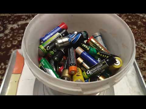 Утилизация батареек! Что ценного в батарейках?
