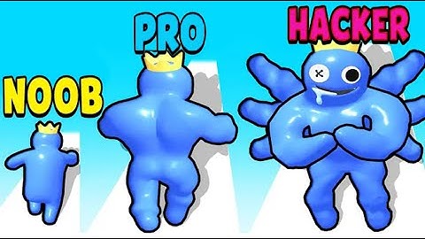 NOOB vs PRO vs HACKER - Blue Monster Run