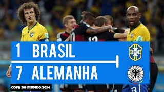 Brasil 1 X 7 Alemanha - Melhores Momentos - Globo Hd 720P Copa Do Mundo 2014