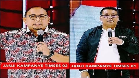 Debat Panas Timses Adu Lempar Tanya Jawab - PSD 15/03