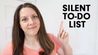 Famous The Silent To Do List can CHANGE YOUR LIFE | Minimalism Basics Profile