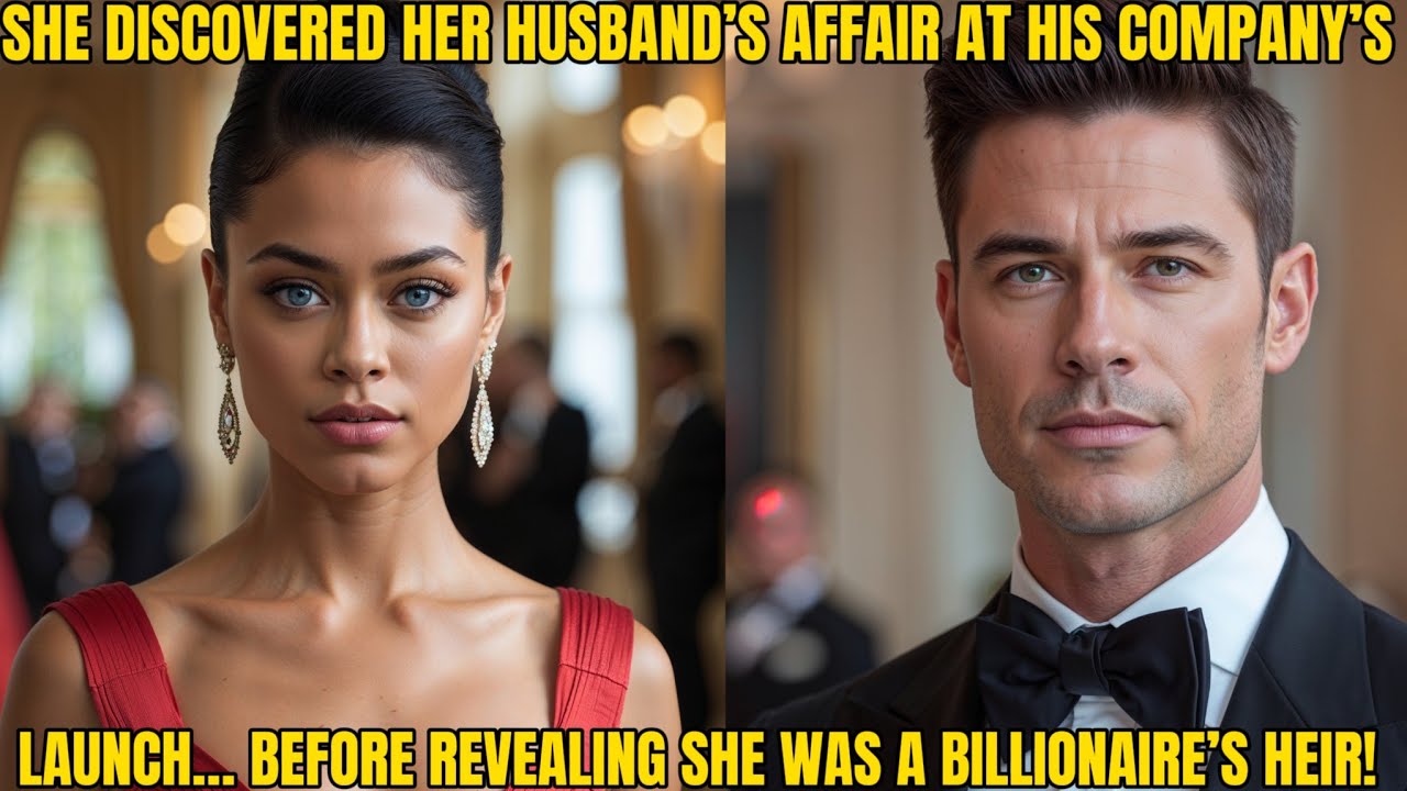 She Discovered Her Husband’s Affair at His Company’s Launch… Before Revealing She Was a Billionaire’