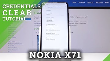 How to Clear Credentials in NOKIA X71 - Erase All Certificates