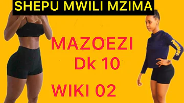 Mazoezi ya kukata TUMBO na kuongeza SHEPU dk 10 | cardio & body toning