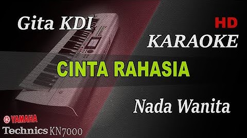 CINTA RAHASIA - GITA KDI || KARAOKE