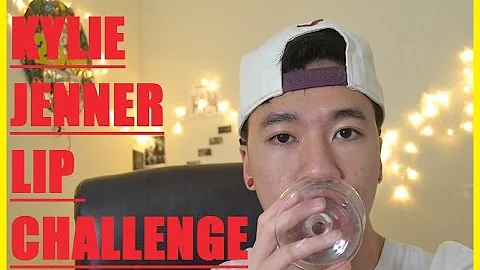 Kylie Jenner Lip Challenge Fail Compilation - Shot Glass Challenge