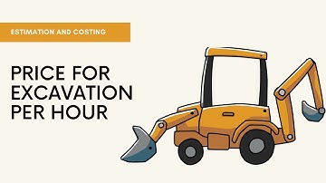 BOQ Excavation Rate Analysis: Excavator Cost Per Hour | Construction BOQ Tutorial